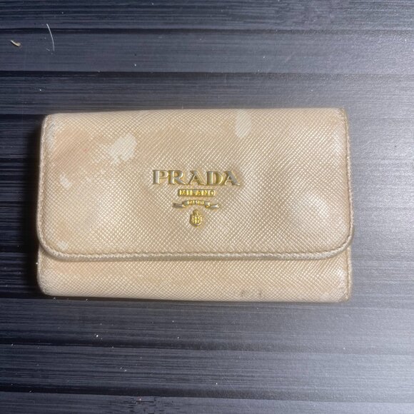 Prada Saffiano Leather Card/Ley Case - Picture 1 of 3